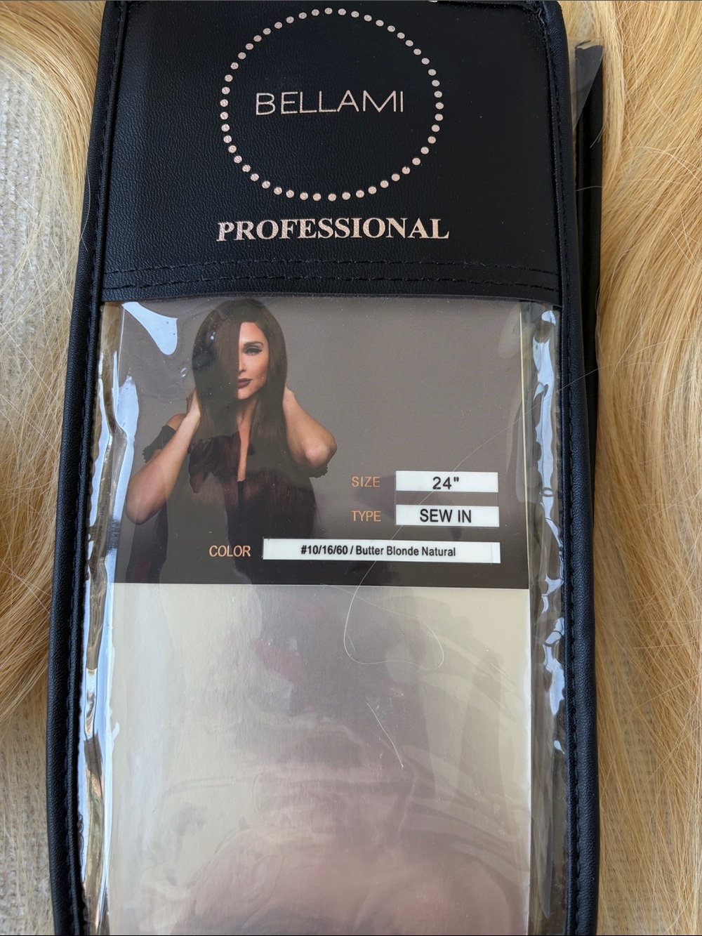 BELLAMI Sew-In Hair Extensions in Butter Blonde Natural